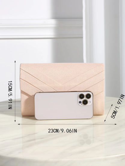 Sac de soirée de luxe en velours avec bordure en métal