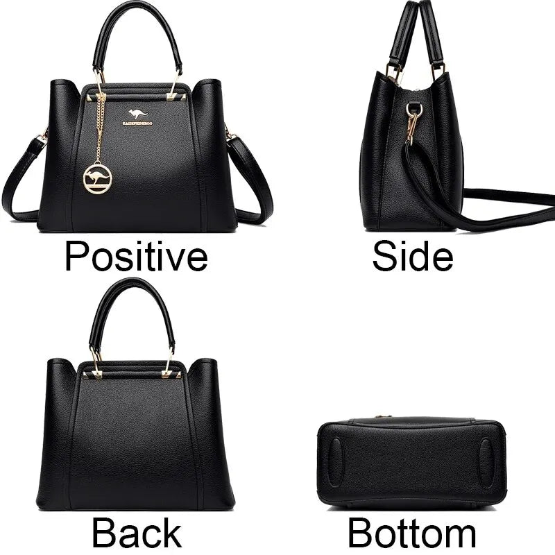 Luxury Soft Leather Handbags for Women