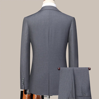 High-Quality Two-Button Men's Wedding Suit