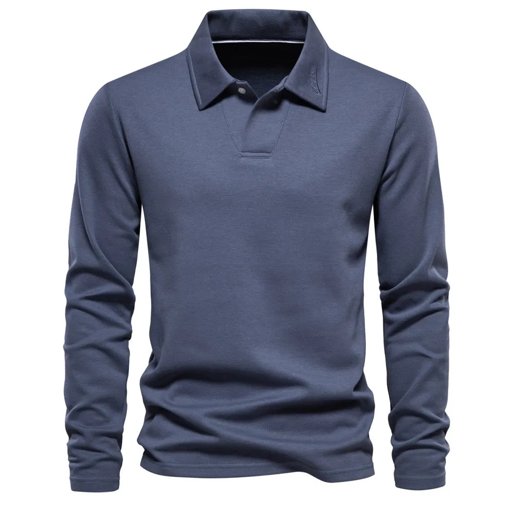 Neck Turn Mens Casual Polo Shirt