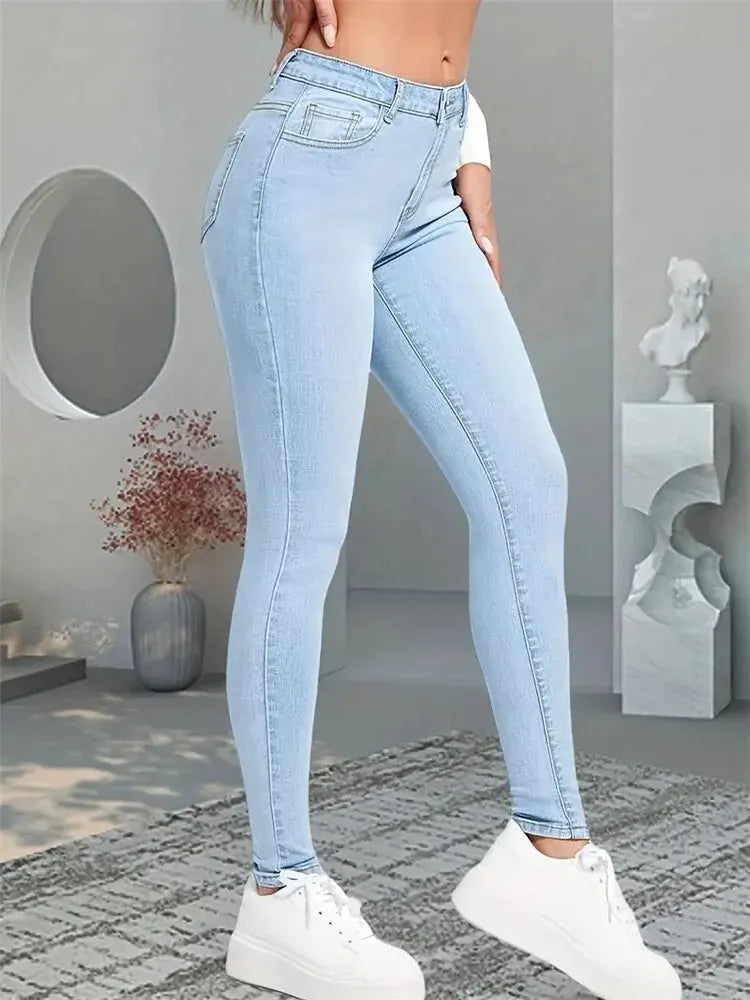 Women's Stretch Skinny Slim Fit Denim Pants