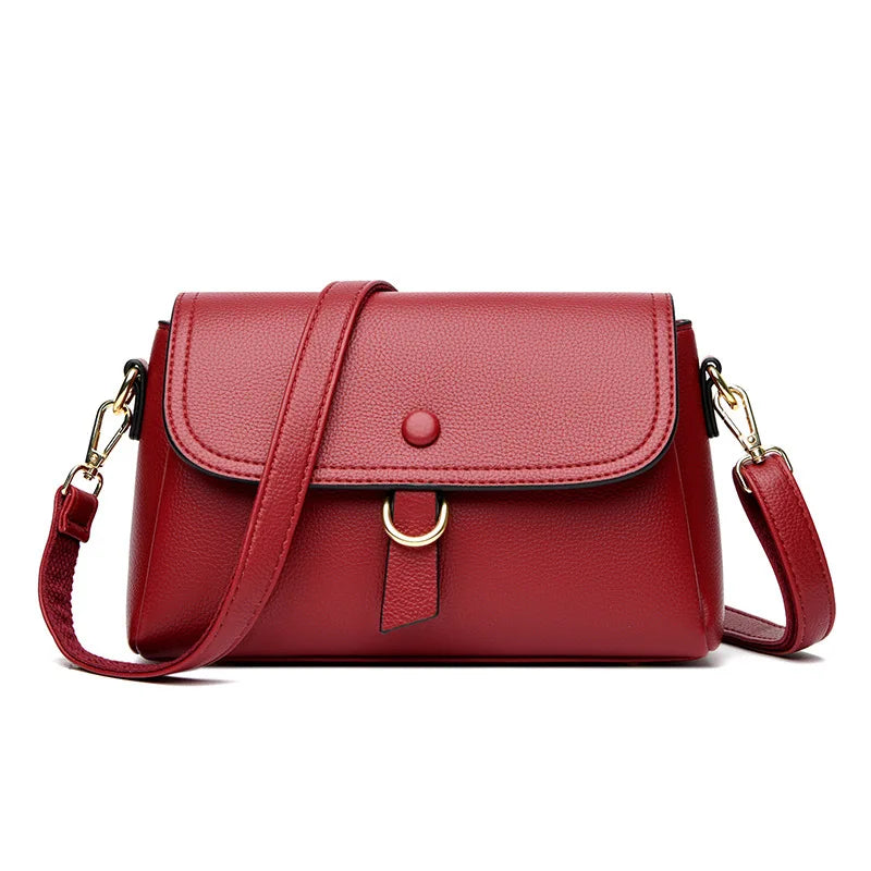 Sac bandoulière uni pour femme