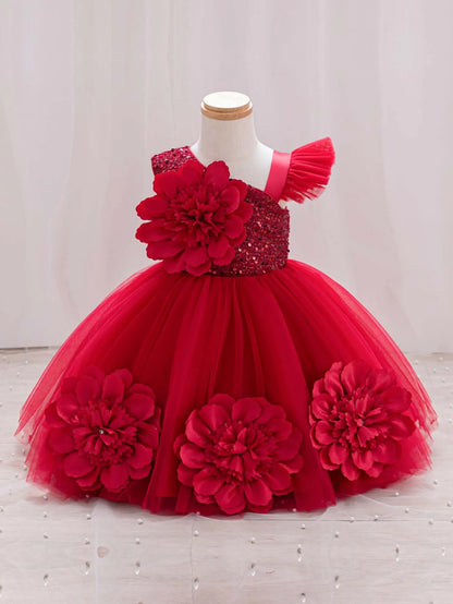 Girl's Sleeveless Ball Gown  Princess Dress