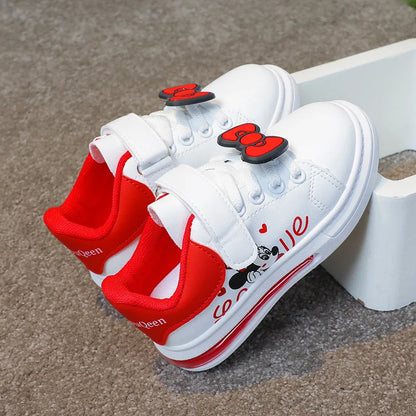 Disney Children's Cartoon Mickey Mouse Little Whit Sports Running Shoes