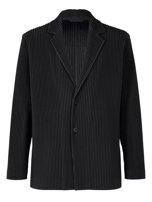 Miyake Pleated Black Blazer for Men