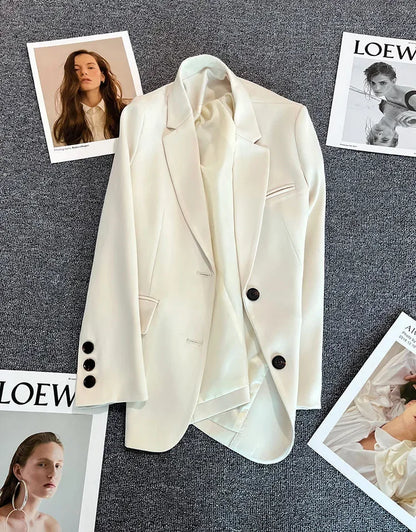 Blazer élégant pour femme de bureau printemps-été