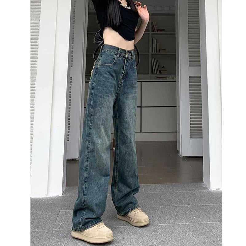 High Waisted Wide Leg Jeans for Women