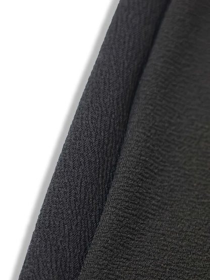 Black Pleated High Waist JK Skirt