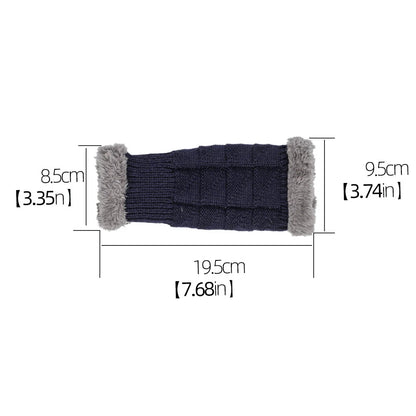 Mitaines en tricot polaire pour femmes