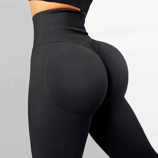 Nackte Yoga-Sculpting-Nahtlose Fitness-Essential-Hose mit hoher Taille