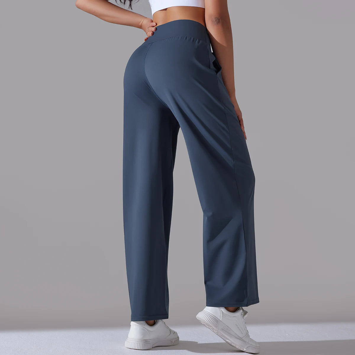 Wide Leg High Waist Yoga Pants