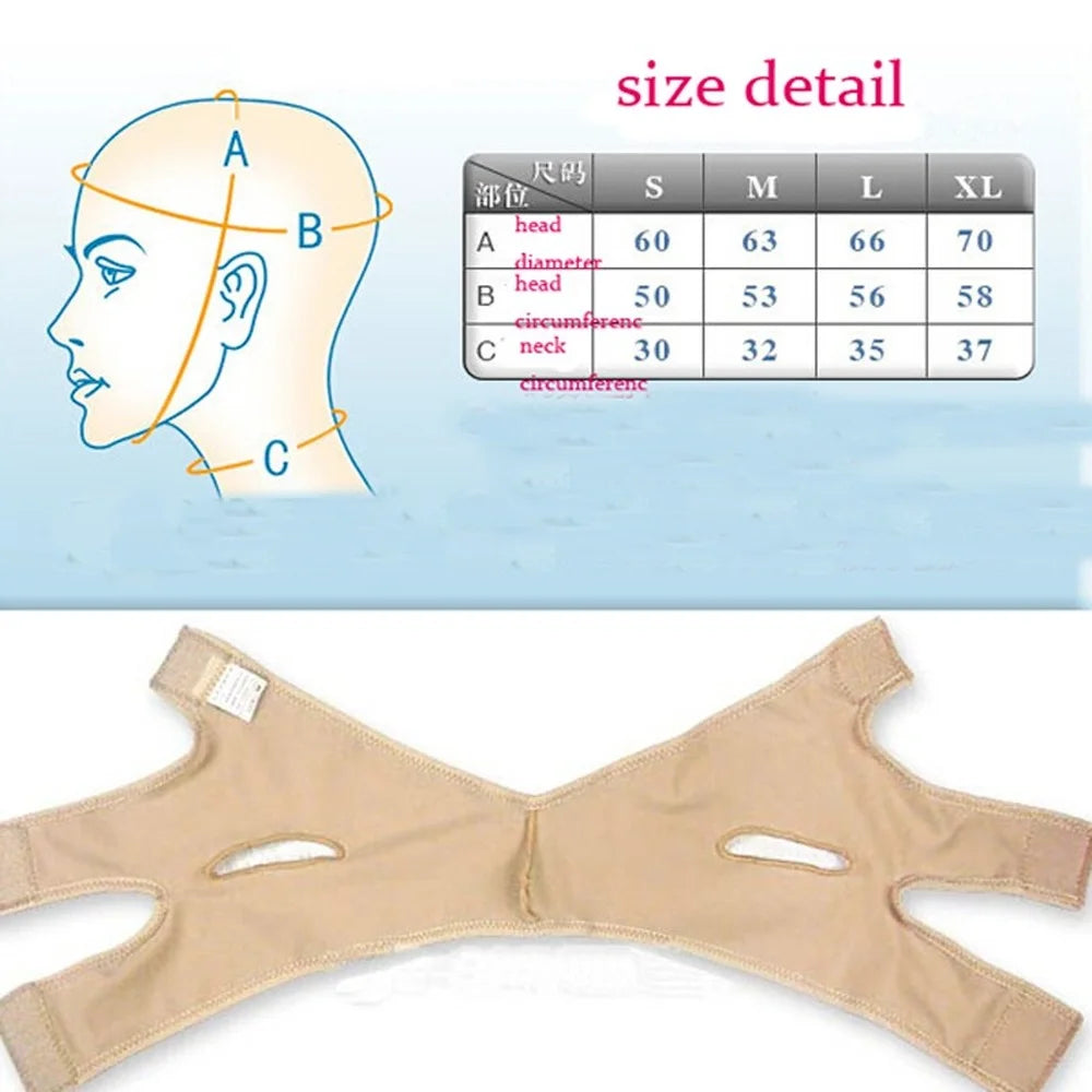 Bandage élastique amincissant pour le visage - Outils de soins de la peau