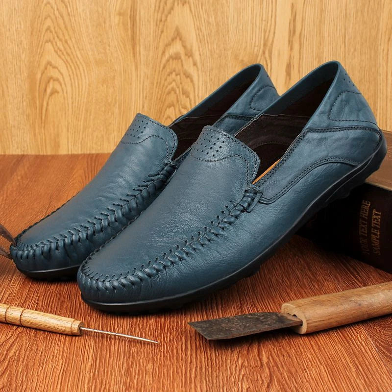 Lässige Loafer aus echtem Leder für Herren