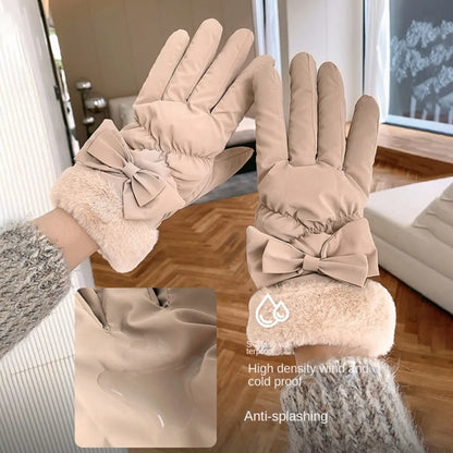 Gants de cyclisme imperméables d'hiver à écran tactile