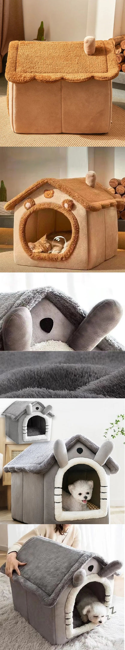 Zusammenklappbares Haustier-Schlafbett