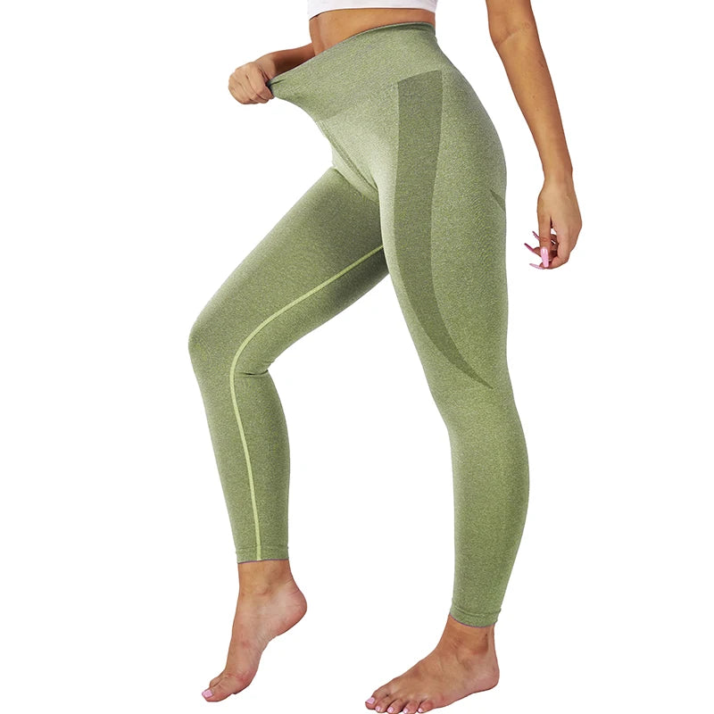 NVGTN – Gefleckte, nahtlose Leggings aus Lycra-Spandex