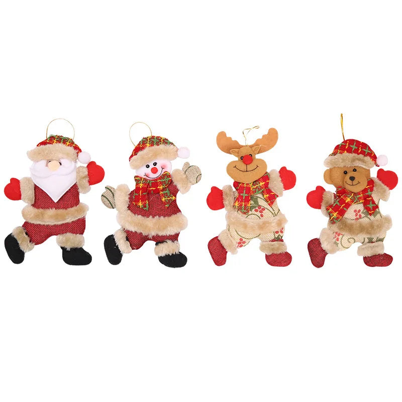 40PCS Christmas Tree Doll Ornaments Festive Hanging Gifts