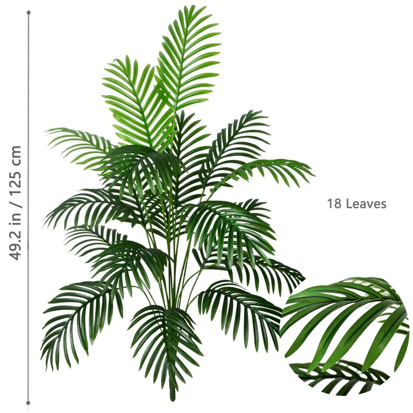 68–125 cm künstliche Palme als Gartendekoration.