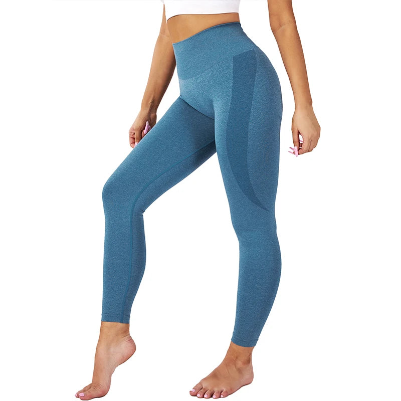 NVGTN – Gefleckte, nahtlose Leggings aus Lycra-Spandex