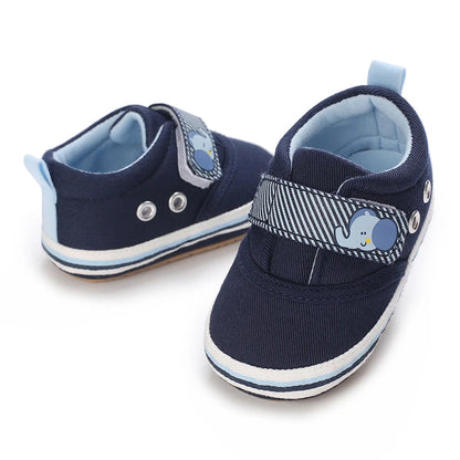 Baby-Jungen Anti-Rutsch-Laufschuhe aus Canvas