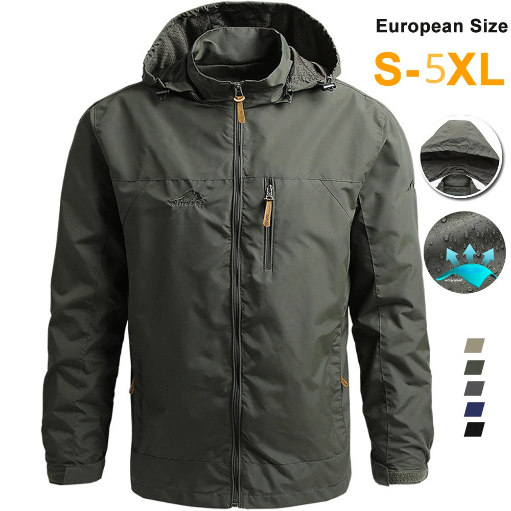 Tactical Windbreaker Herren Kapuzenjacke