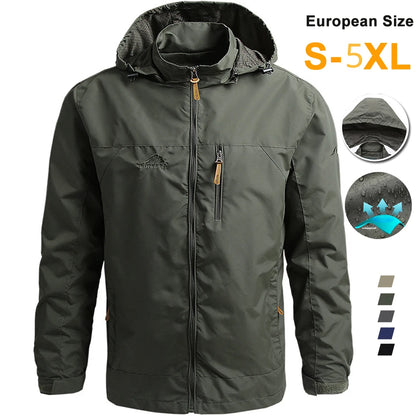 Tactical Windbreaker Men’s Hooded Jacket