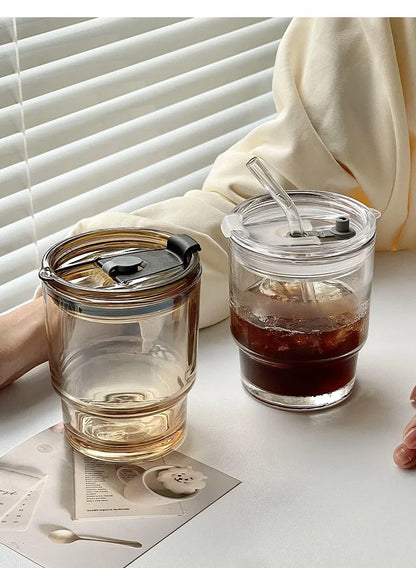 Ensemble de tasses en verre sans plomb de 450 ml