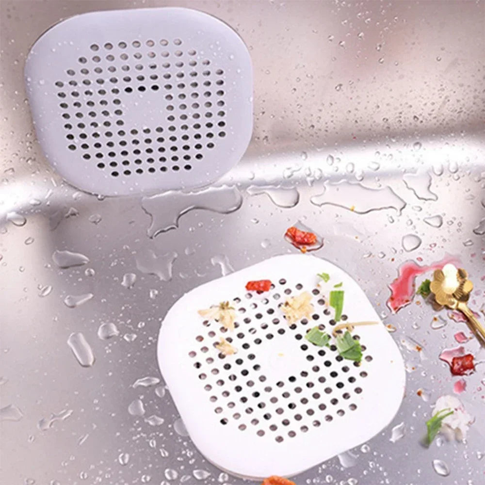 Hair Filter Shower Drain Plug and Sink Strainer