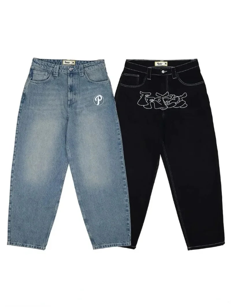 Jean baggy streetwear Y2K PROTECT