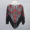 2-Pullover black red