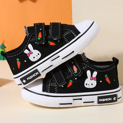 Canvas-Sneaker mit Cartoon-Motiv für Jungen und Mädchen