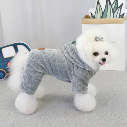 Wintermantel für Hunde - Jumpsuit