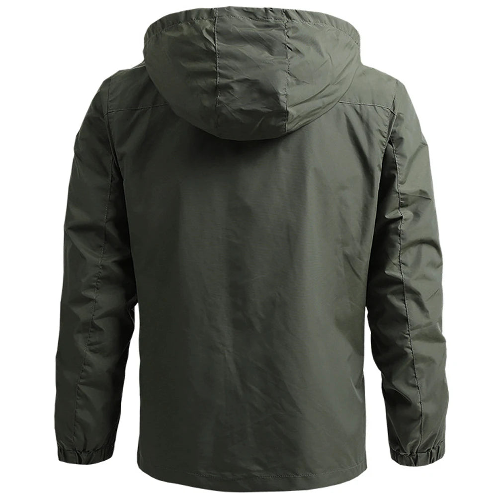 Tactical Windbreaker Herren Kapuzenjacke