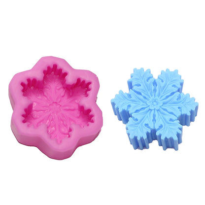 Christmas Snowflake Silicone Candle & Soap Mold