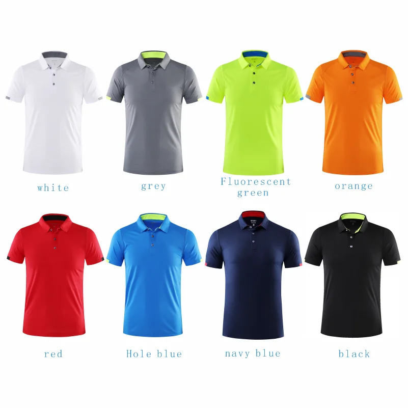 Schnelltrocknendes Poloshirt für den Sommer, Golf-Fitness-Trikot