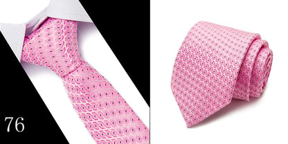 Handgefertigte blau-rot gestreifte Punktekrawatte für Männer