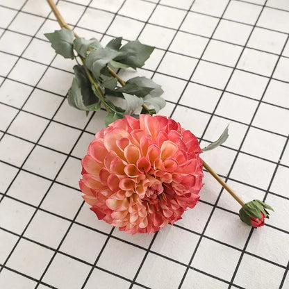 Accessoires de studio de fausses fleurs de dahlia marguerite d'automne