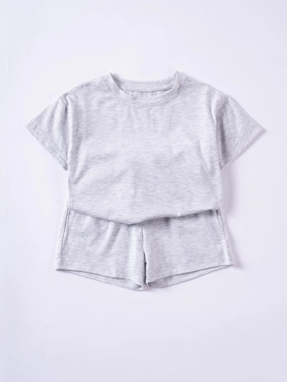 Kid's Short Seleve Sports Style T-shirts Outfits