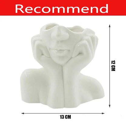 Nordic Style Ceramic Flower Vase Art