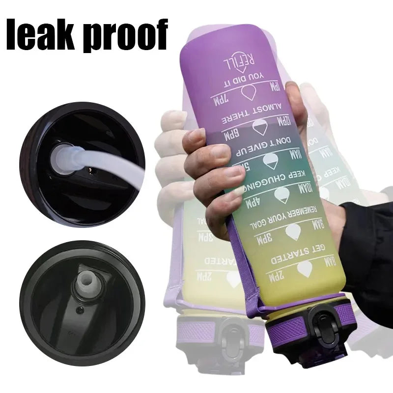 1L Motivational Leakproof Sports Bottle