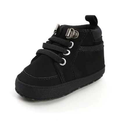 Baby Boy Leather Cotton Non-slip Soft-sole Infant Shoes