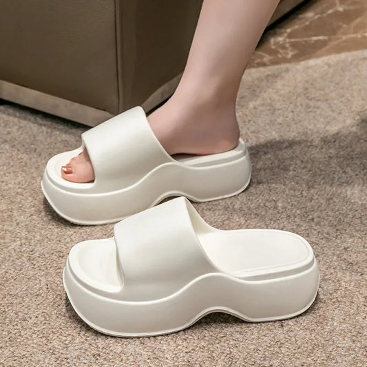 Pantoufles EVA épaisses à plateforme d'été élégante