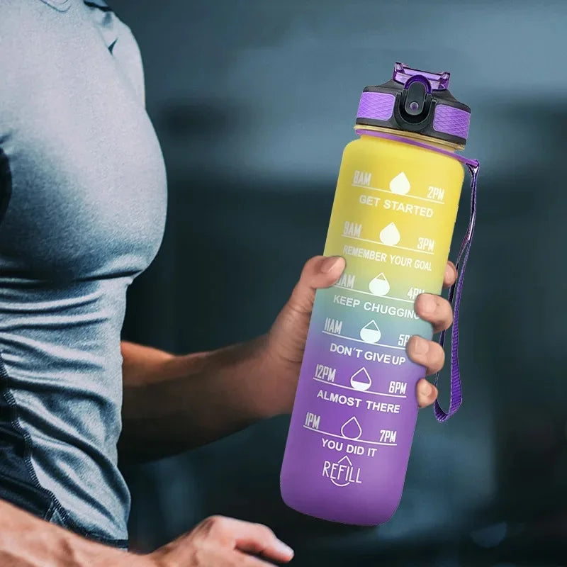 1L Motivational Leakproof Sports Bottle