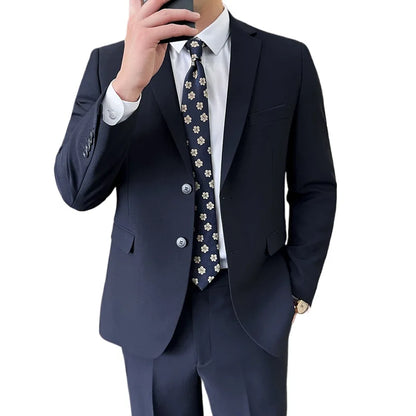 Stylish Men's Blazer and Pants Suit Set