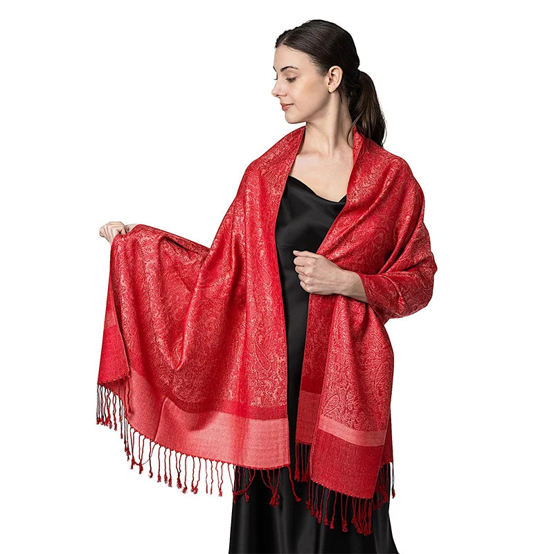 Poncho de voyage de luxe en cachemire – Enveloppements d'hiver chauds