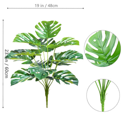 110cm Artificial Monstera Palm Tree Home Decor