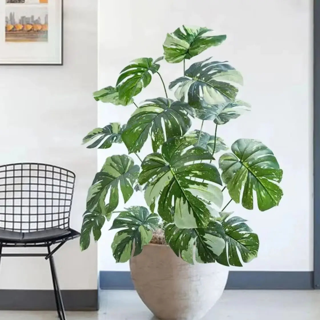 100 cm künstliche Monstera Pothos Alocasia Dekoration