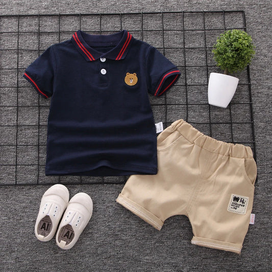 Ensemble polo et short pour bébé garçon