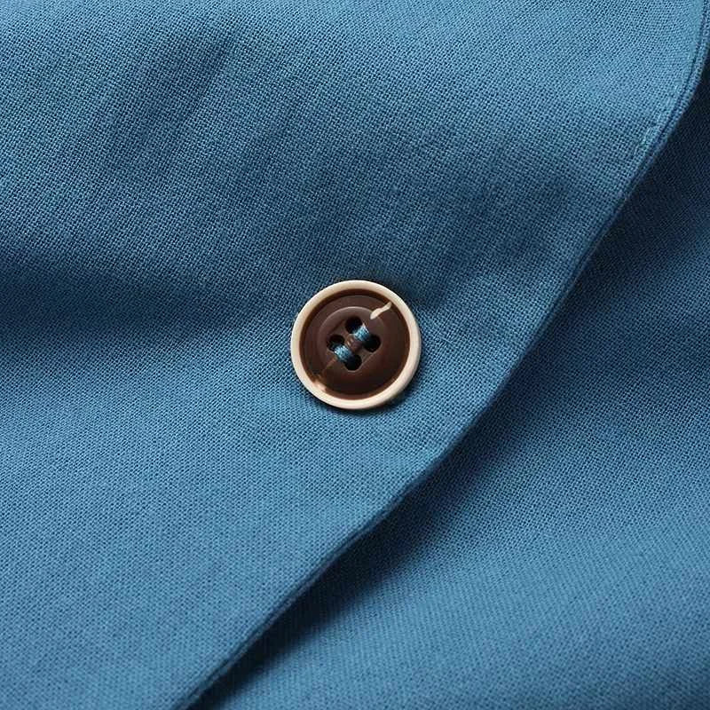 Vintage-Inspired Summer Blazer with Lapel Neck