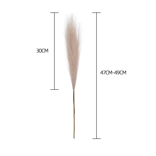 Fluffy Pampas Grass Artificial Plant for Room and Home Accessories